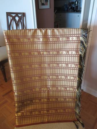 TRADITIONAL THAI DESIGN TABLECLOTH or THROW 1