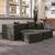 Jaxx Zipline Convertible Queen-size Sleeper Loveseat and Ottoman Set 1 thumbnail