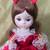 Vintage BRADLEY DOLLS "To My Valentine" Red Doll w/ Stand 2 thumbnail
