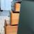 Deep Green & Stained Top Desk (Delivery Available) 5 thumbnail