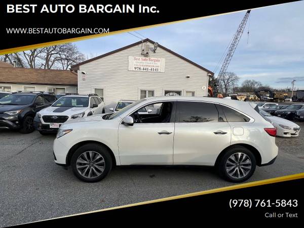2015 ACURA MDX SH AWD CON PAQUETE DE TECNOLOGÍA DVD, TOTALMENTE EQUIPADO, NAVEGACIÓN - $15,995 (Lowell MA 01851)63615355657985120