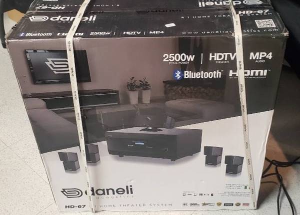 New - Home Theater System Daneli HD-67 1