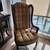 VINTAGE HIGH BACK CANE SIDE WING ARM CHAIR FOR SALE 3 thumbnail