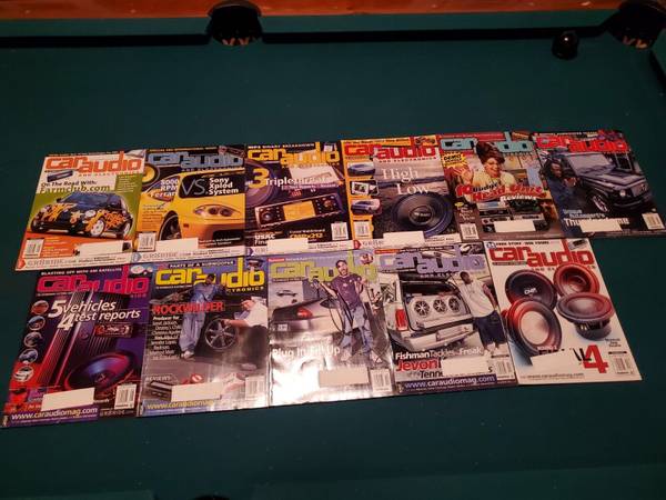 Car Audio and Electronics Magazines- Vintage Lot of 11- Original- 2001 1