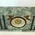Antique Clock West Germany c.1955 Mid Century MCM Green Onyx Serviced 2 thumbnail