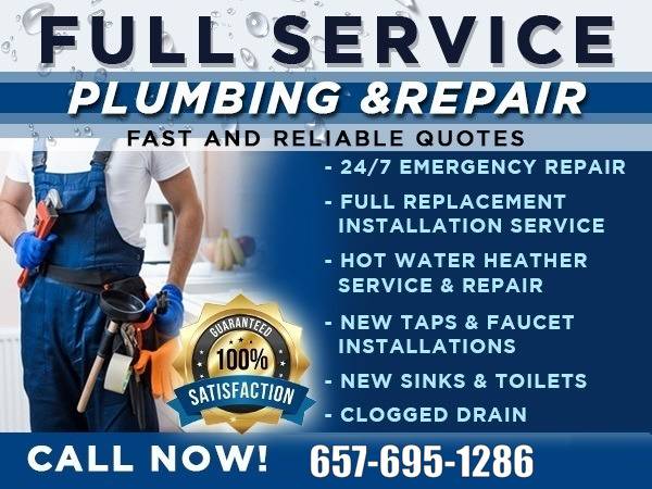✔️-ORANGE COUNTY RELIABLE PLUMBER--✔️AFFORDABLE PLUMBING PRICES-$SAVE 1