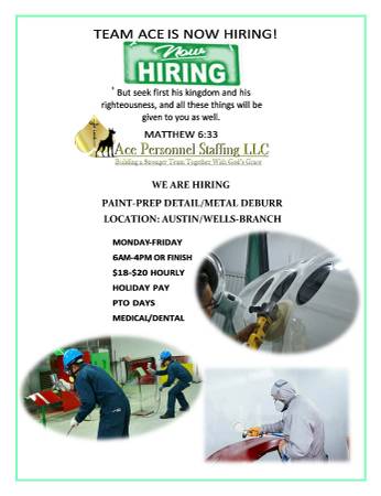 ***NOW HIRING ***APPLY TODAY*PARTS PREP/DETAILER** 1