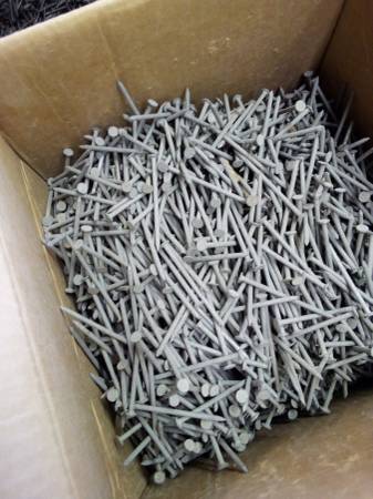 31 pounds of 8 penny galvanized nails 1