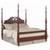 queen 4 poster mohogany victorian bed frame 1 thumbnail