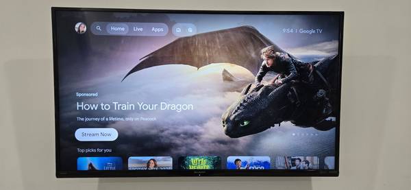 39" TV + HD Chromecast + TV Mount (Sharp TV) 1