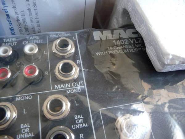 Vintage Mackie Mixer 1402 VLZ PRO New Condition in Box - $299 (Hollywood)63469940283651124