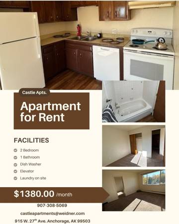 $1,380 / 2br - 590ft2 - Stunning 2 bed, 1 bath! Gorgeous floors, kitchens, & more (Anchorage)64004784021889120