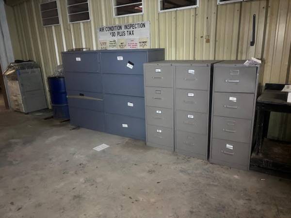 FILE CABINETS, HEAVY-DUTY, COMMERCIAL, FILE CABINET, 1 IS FIRE PROOF!L 1