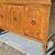 Vintage NeoClassical One Piece Hutch Display Case Cabinet Dining Room 4 thumbnail
