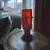 Hypnotic European Opalescent Red Art Glass Vintage Vase 1 thumbnail