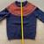 J. Crew Merino Wool Blend navy blue & orange ruffle sleeve sweater XXS 7 thumbnail