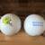 GOLF BALL DISPLAY CASE w/ 40 EVENT/LOGO/ADVERTISING BALLS~HAND CRAFTED 7 thumbnail