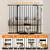 30 Inch Tall Baby Gate with Small Cat Door, Adjustable Auto Close Dog 3 thumbnail