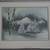 Watercolor painting Winter Landscape framed 19 x 15 1 thumbnail