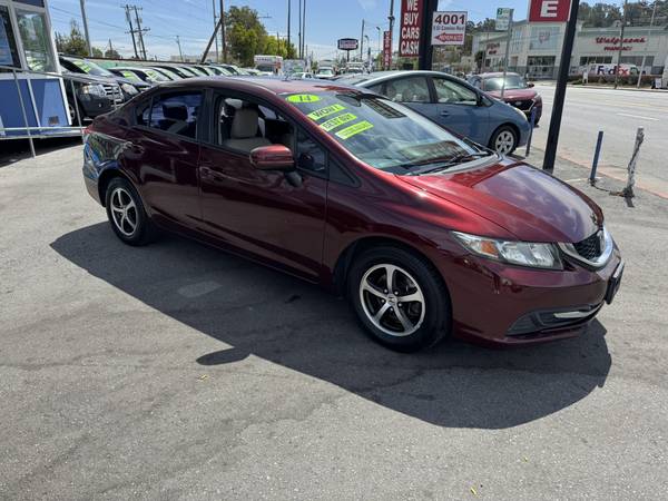 2014 HONDA CIVIC LX. TÍTULO LIMPIO, PASE DE SMOG, AHORRADOR DE GASOLINA. ¡PARA COMUTA! - $8,999 (san mateo)63624172789505121