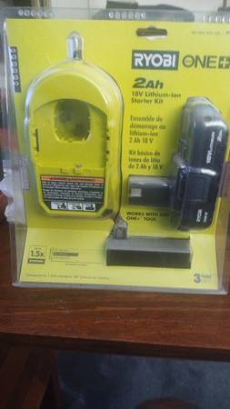 Ryobi 2 AH battery and chrger 1