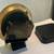 Vintage Oval Desk/Mantle Clock - Green & Gold (Taiwan) 5 thumbnail