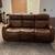 Leather Electric Reclining Couth and Chair 2 thumbnail