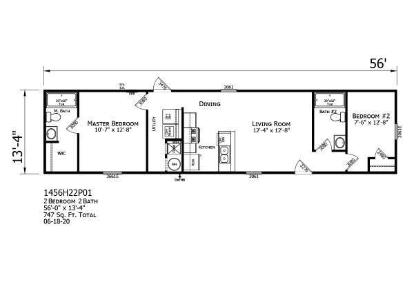 $48,000 / 2br - 784ft2 - 2 bedroom 2 bath NEW SINGLE WIDE 48k (Fayetteville)64029373107715121