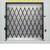 VEVOR Single Folding Security Gate 7 ft H x 7 ft W Folding Door Gate B 1 thumbnail