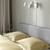 IKEA SLATTUM Upholstered- Full bed frame, Grey-Like New, slats 12 thumbnail