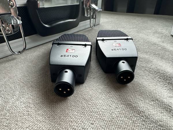Micrófonos condensadores de diafragma grande sE4100, par estéreo emparejado, para estudio de grabación - $460 (Wasilla / Anchorage)63470285251971123