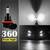 For all Nissan 2007-2018 LED Headlight High Low Fog Light H9 + H11 Com 6 thumbnail