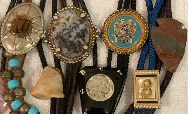 Vintage Bolo Ties, Belt Buckles 1