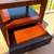 Pottery Barn Wood File / Side Table w/ Drawers & Shelf — Solid Piece 2 thumbnail
