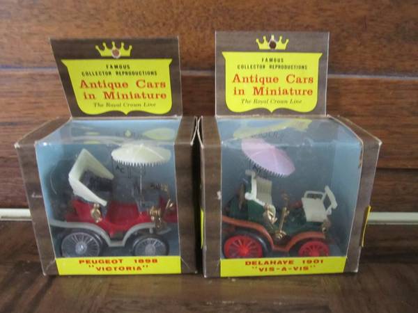 2- Vintage Famous Car Collector Reproductions in Original Boxes 1