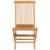 vidaXL Garden Dining Set -Warm Teak Solid Teak Wood Medium Foldable..! 5 thumbnail