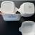 Corning: Petite Square Cornflower Blue Casseroles #P-43-B/P-41-B Cook 6 thumbnail