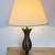 Large Vintage Brass Pineapple Lamp with Pleated Shade 2 thumbnail