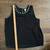 Jules & Leopold Black Rhinestone Trim Sleeveless Blouse Tank Top-LGE 8 thumbnail
