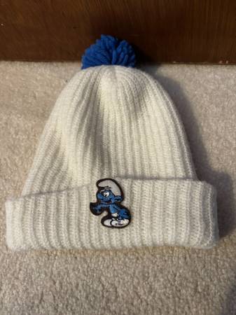 Vintage - Smurf Beanie Pom Hat 1