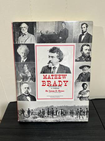 A mid 20th century book about war photographs by Matthew Brady 1