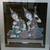 BEAUTIFUL FRAMED THAILAND PAINTING ON SILK DEPICTING MUSICIANS 2 thumbnail