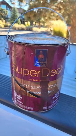 Sherman Williams WOOD stain deck/beams 1