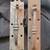 Pair of Cast Iron Matching Door Pulls with Thumb Latches 7 1/2" T 1 thumbnail