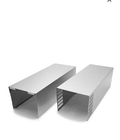 KitchenAid: Wall Hood Chimney Extension Kit - Stainless Steel 1