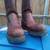 MENS WOLVERINE STEEL TOE WORK BOOTS/SIZE 7 1/2 W 1 thumbnail