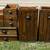 Antique Oak Kitchen Pantry Cabinets with Tiltout Bins Cup Handles 1906 2 thumbnail