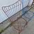 Vintage Pair of Painted Metal Steel Deck Patio Furniture Chairs 3 thumbnail