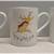 (3) Pottery Barn Santa's Reindeer 12oz CoffeeMugs Vixen Prancer Dancer 1 thumbnail