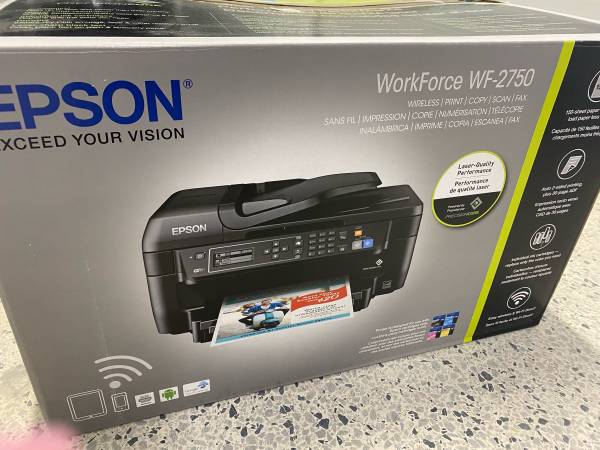 Epsom Workforce Printer WF-2750 with box 1